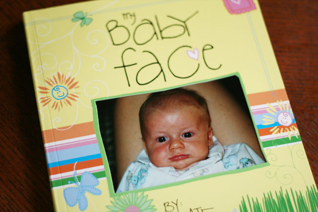 welcome to book week! monday: my baby face