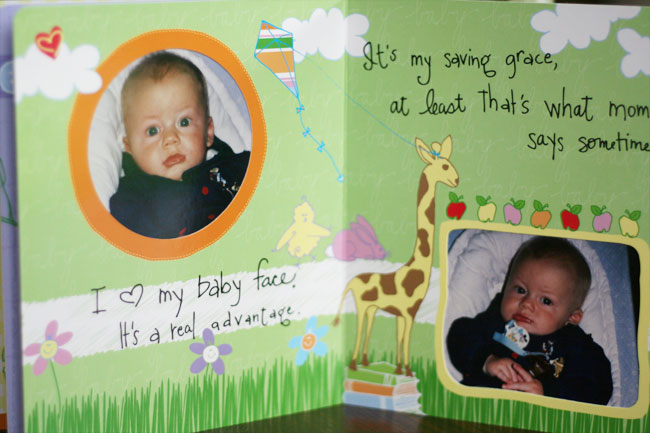 welcome to book week! monday: my baby face