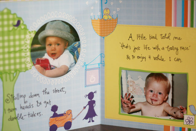 welcome to book week! monday: my baby face