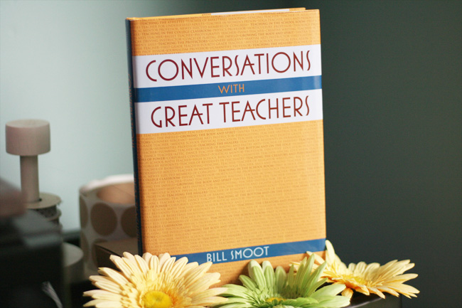 'conversations with great teachers' tonight!