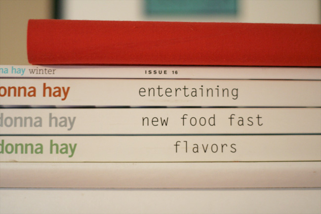 wednesday: my cookbooks, top to bottom