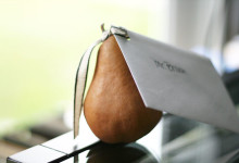 fruit as gift card holder