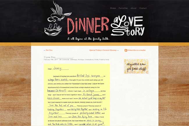 marvelous mad-lib from dinner: a love story