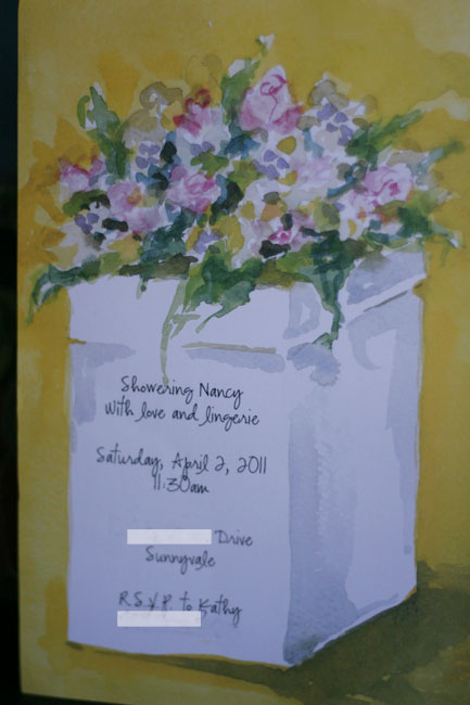 a 'something borrowed' bridal shower