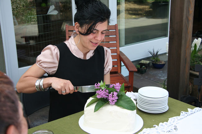 shower design motif: flowers everywhere!