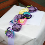 shower design motif: flowers everywhere!