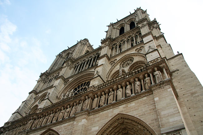 a year ago, I was in paris