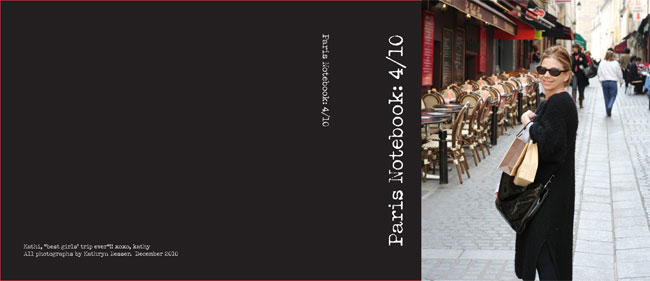 a year ago, I was in paris