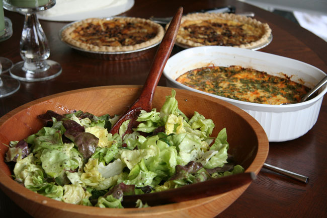 shower quiche recipes: definitely borrowed!