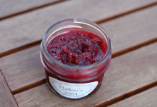 jam update: superfast raspberry tart!