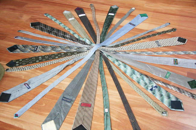 tie-ing up a chandelier